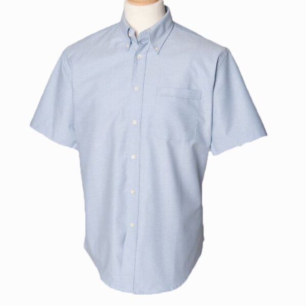 Henbury Short Sleeve Classic Oxford Shirt Thumbnail