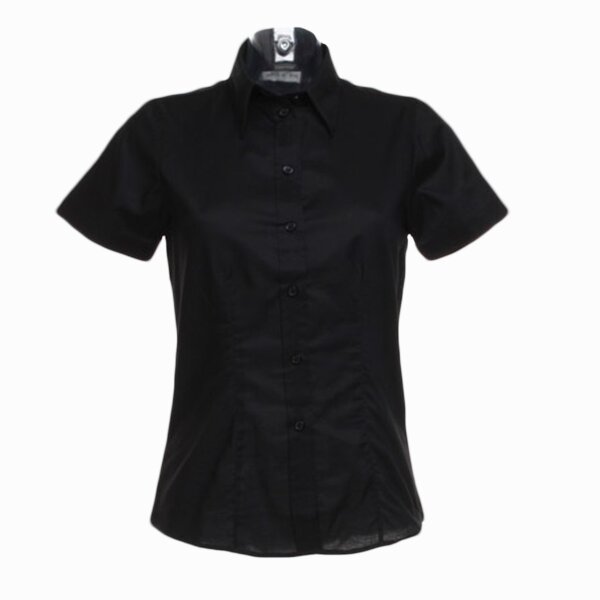 Kustom Kit Ladies Short Sleeve Tailored Workwear Oxford Shirt Thumbnail