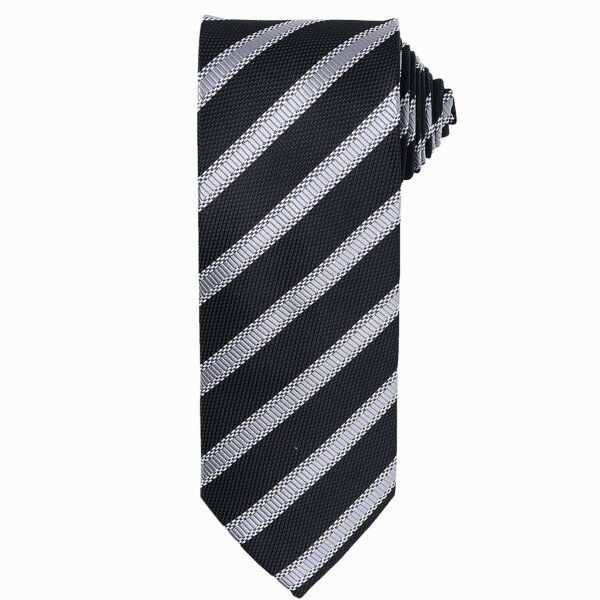 Premier Waffle Stripe Tie Thumbnail