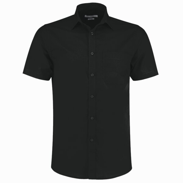 Kustom Kit Short Sleeve Tailored Poplin Shirt Thumbnail
