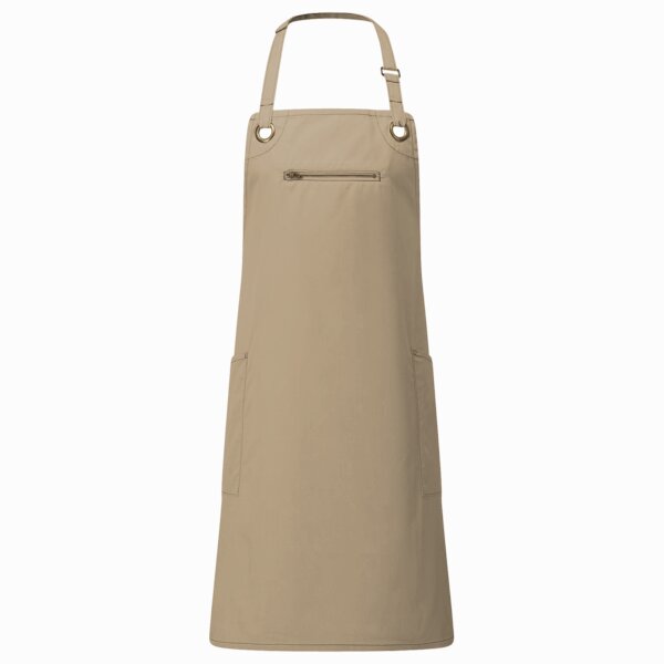 Premier Barley Contrast Stitch Bib Apron Thumbnail